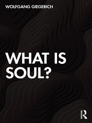 cover image of What is Soul?